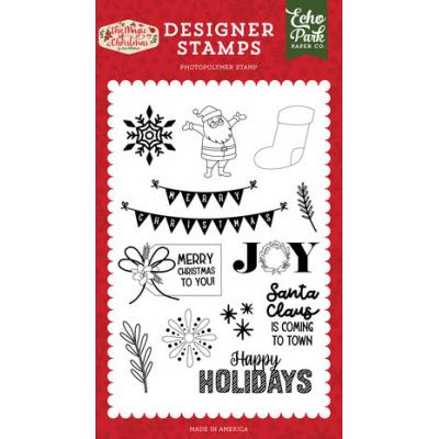 Echo Park The Magic Of Christmas Clear Stamps - To You Tag